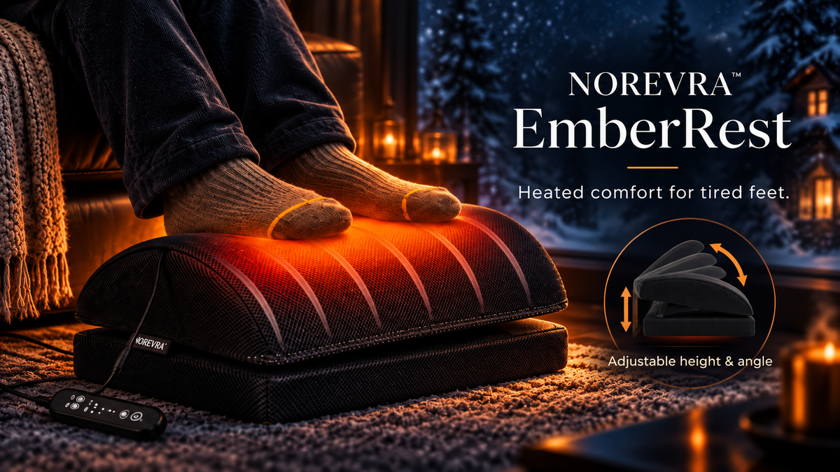 NOREVRA EmberRest Heated Foot Rest
